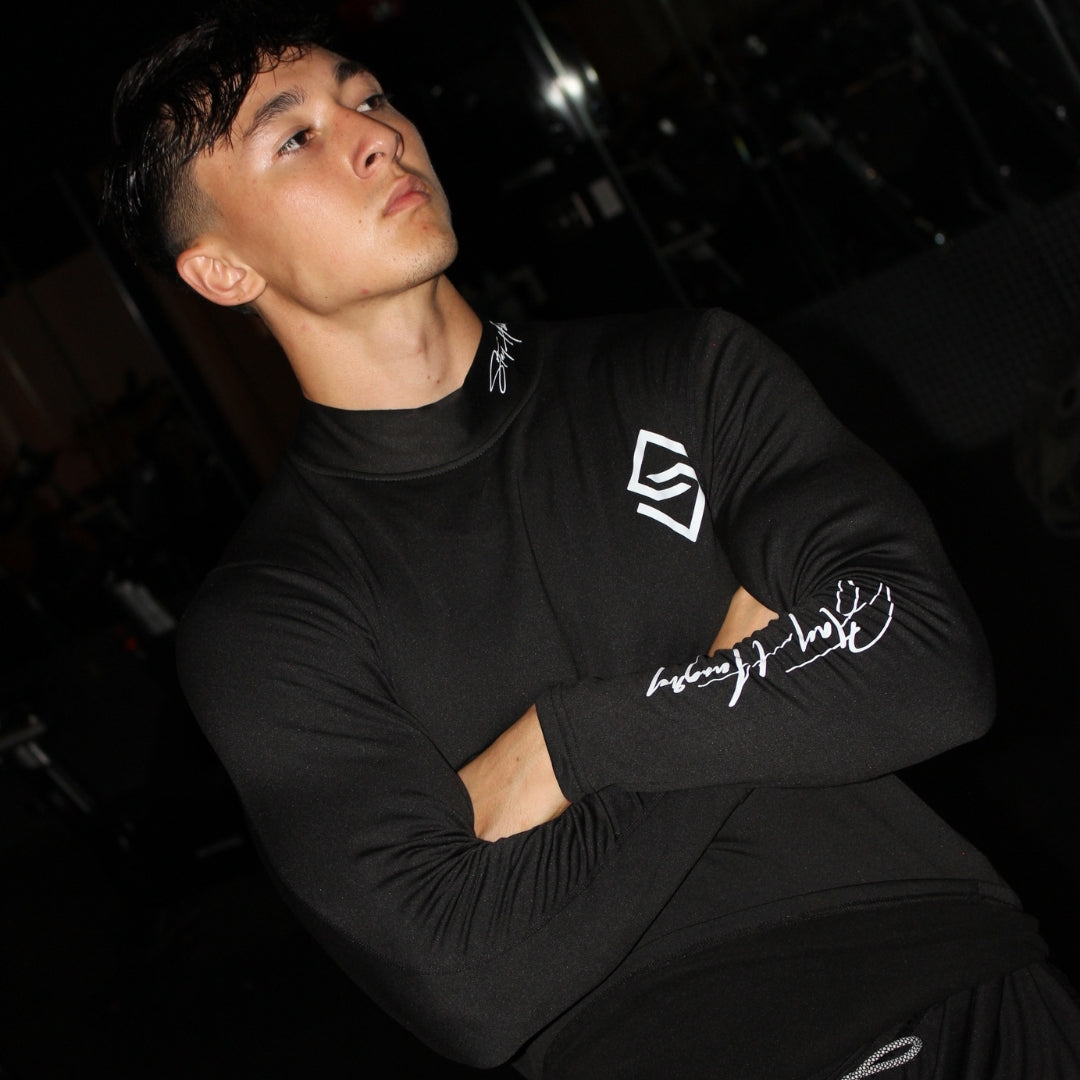 Long Sleeve Compression Thermal (Black) - SHREDDXN SHREDDXN